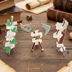 You Have My....LOTR Pins