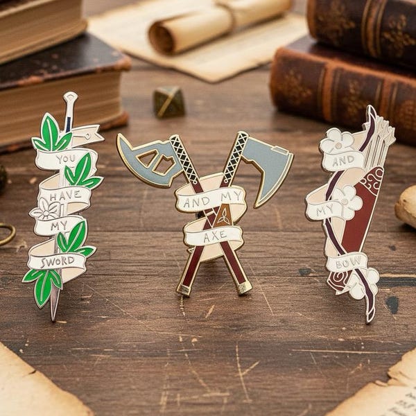 You Have My.... LOTR Pins