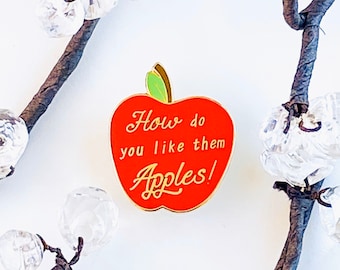 Épingle en émail Good Will Hunting Apple : Plaqué or, 25 mm