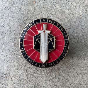 Spinning Sword Pin