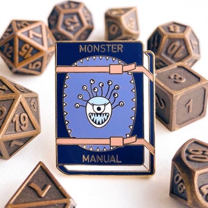 Dungeons & Dragons Book Enamel pins DnD image 2