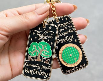 The Big Birthday Party Keychain