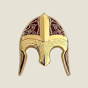 Halfling Rider's Helmet Enamel Pin