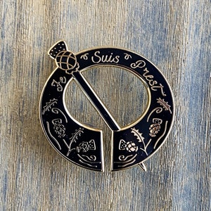 Outlander Celtic Je Suis Prest Pin oder 2er Pin Set