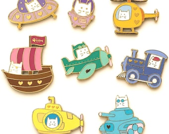 Cat Enamel Pins