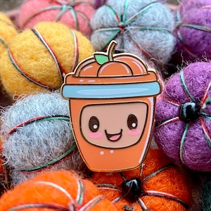Halloween Pumpkin Spice Spirit Enamel Pin