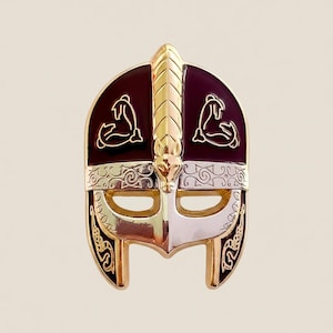 Shieldmaiden's Helmet Enamel Pin