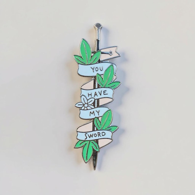 You Have My Sword, Bow & Axe Pin Set image 9