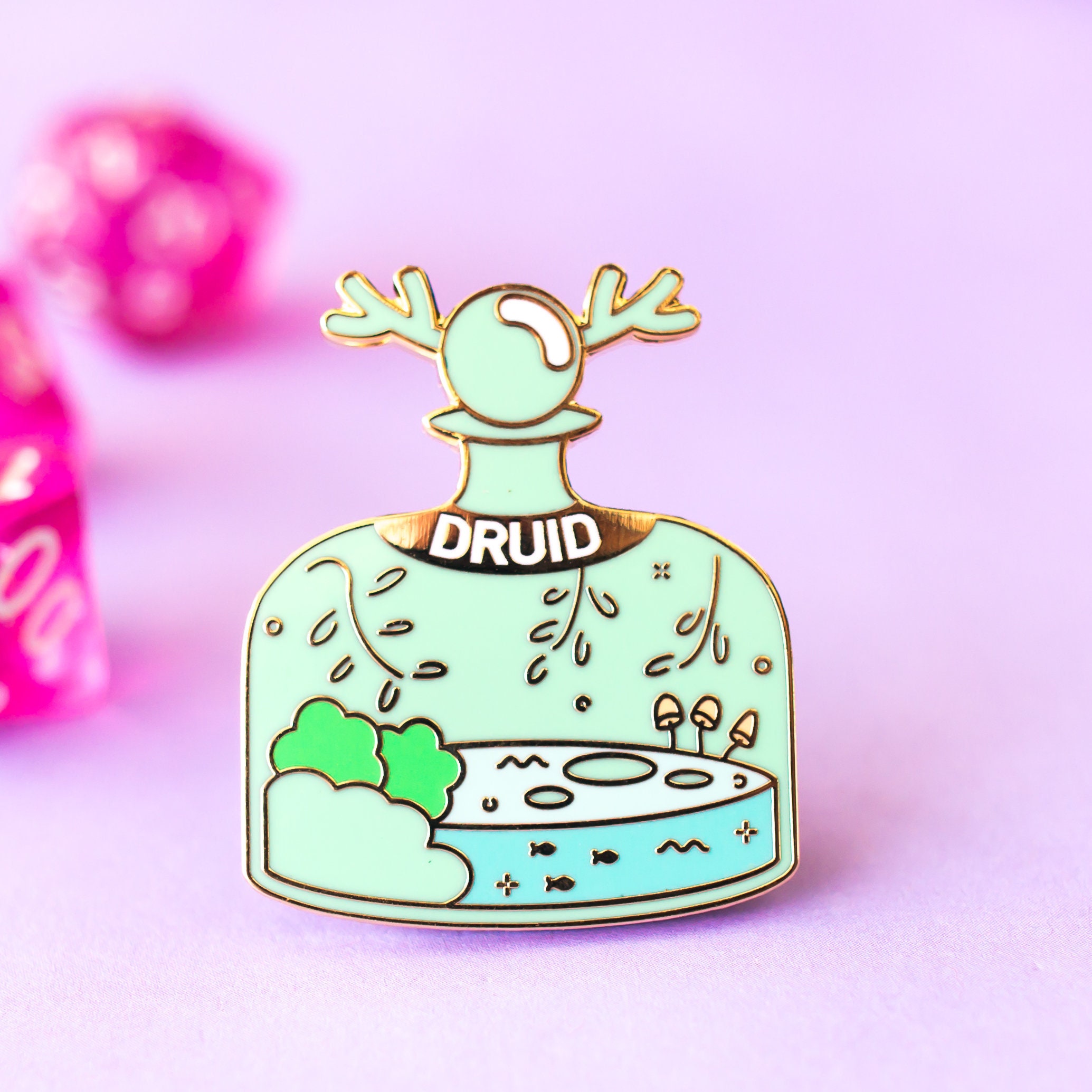 Druida Dungeons Dragons pin de esmalte España