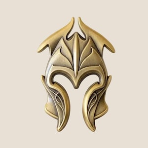 Woodland Elf Helmet Enamel Pin
