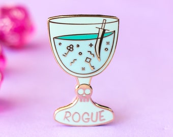 Rogue D&D enamel pin