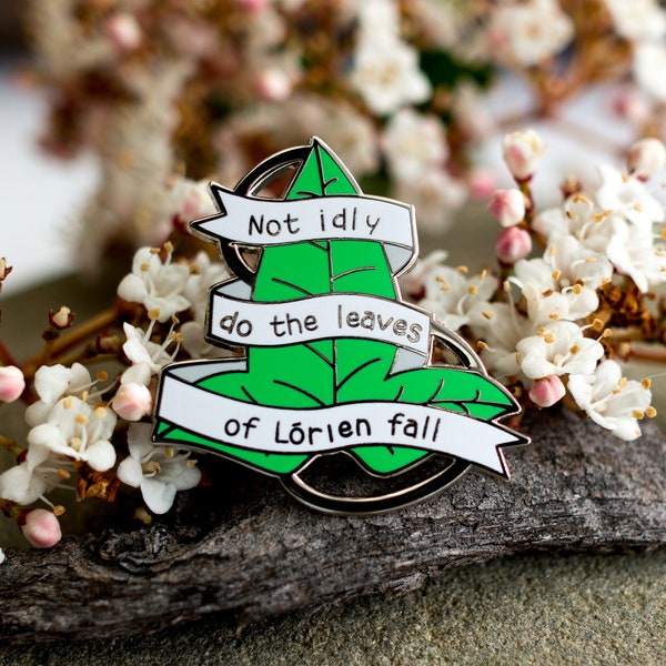 Leaves of Lórien Pin. Lord of the Rings..LoTR.