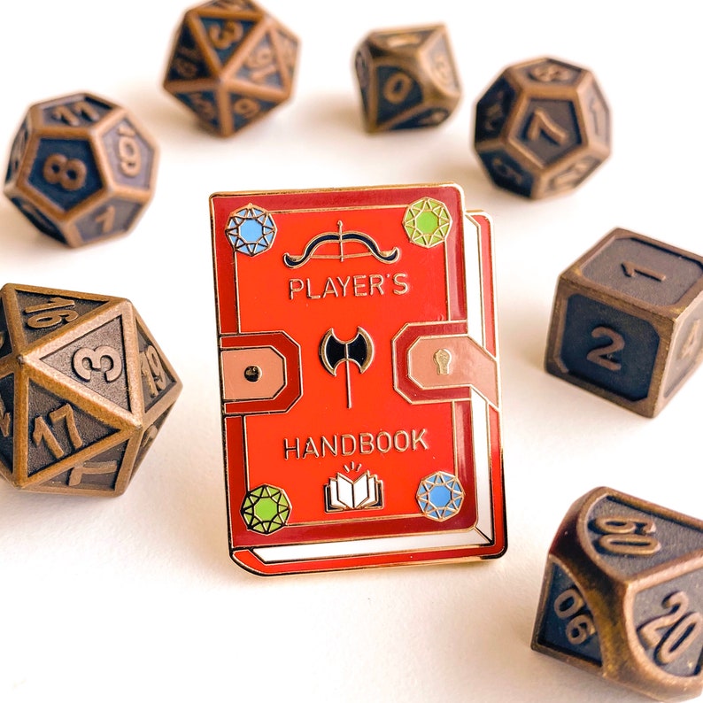 Dungeons & Dragons Book Enamel pins DnD image 3