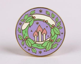 Yule Christmas Pin