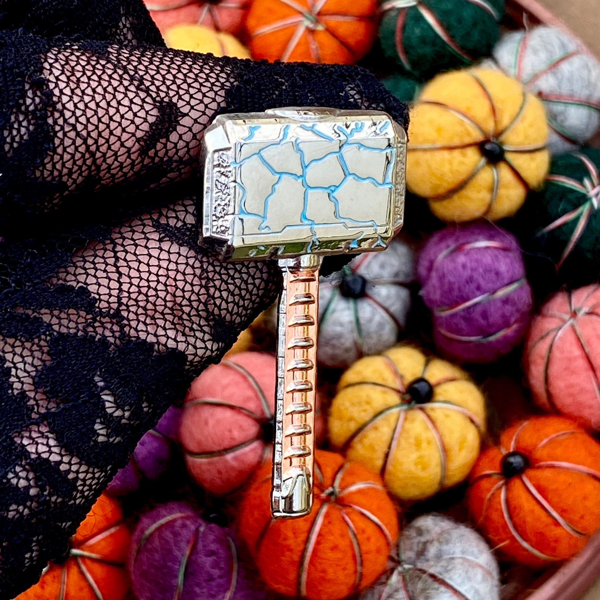 Mjolnir, Hammer of Thor Enamel Pin