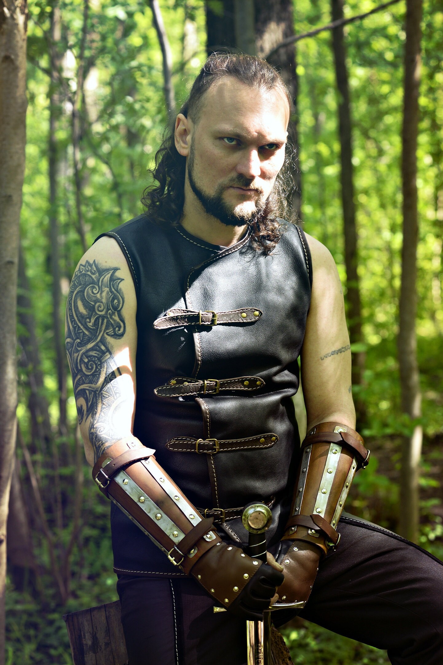 Gilet Decole De Chat Sorceleur Geralt De Rivia Costume Etsy Gilet Decole De Chat Sorceleur Geralt De Rivia Costume Etsy