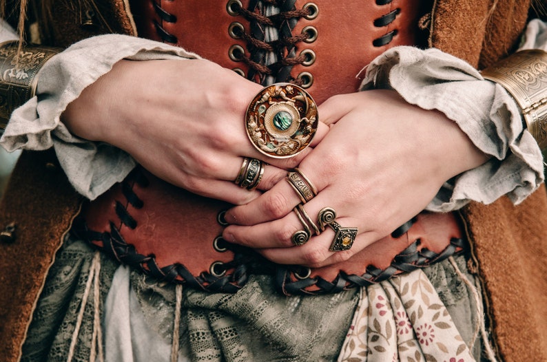 Leather corset belt Forest witch shieldmaiden medieval Etsy