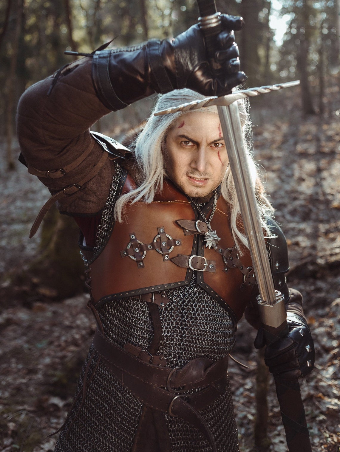 Witcher Costume Geralt 0f Rivia Cosplay costume de Witcher 3. Etsy