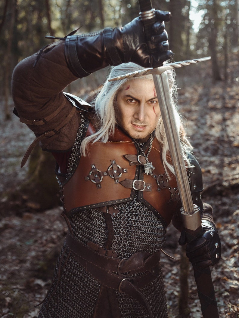 Witcher Costume Geralt 0f Rivia Cosplay costume from Witcher Etsy