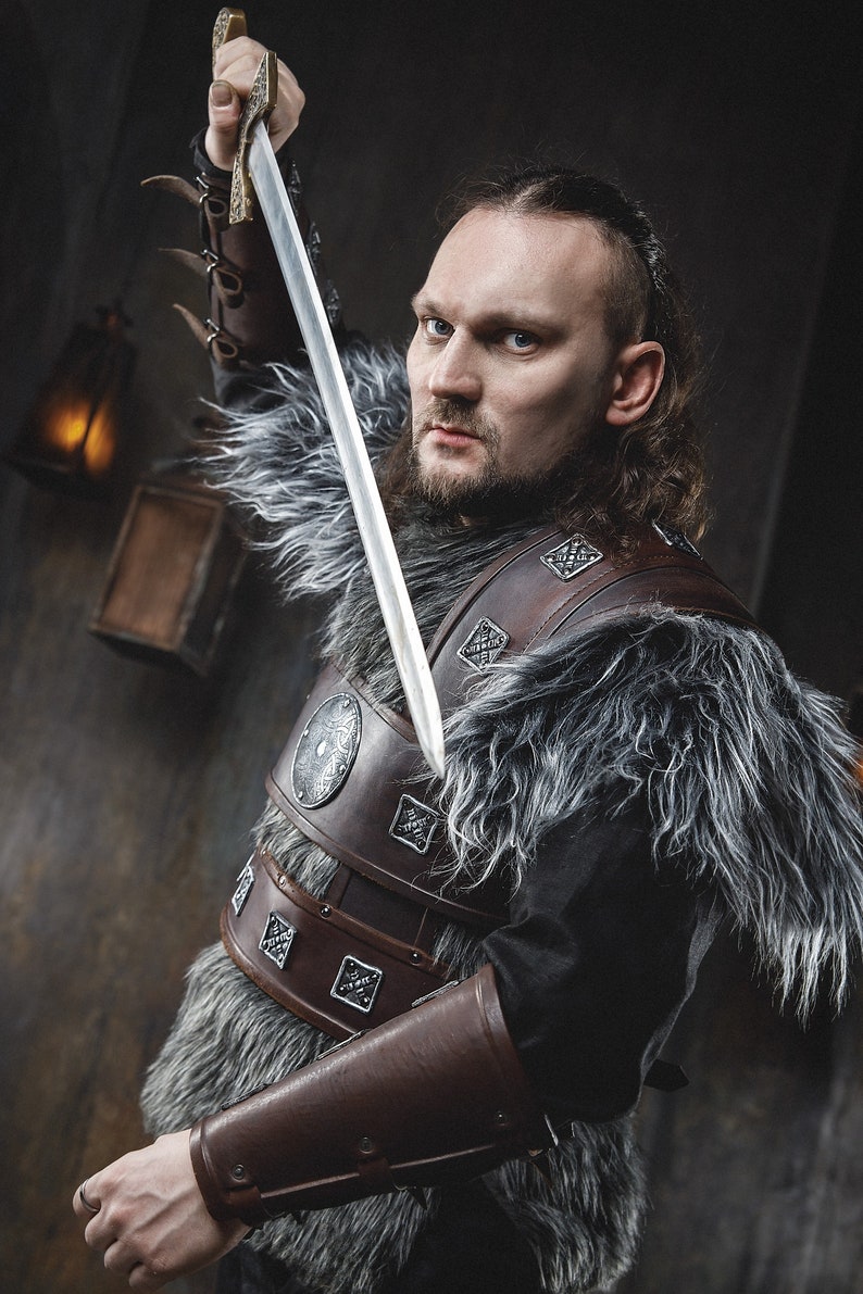 Uhtred costume medieval viking men armor celtic larp & sca | Etsy