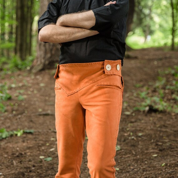 native american leather pants