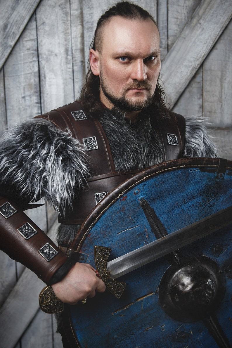 Uhtred costume medieval viking men armor celtic larp & sca | Etsy
