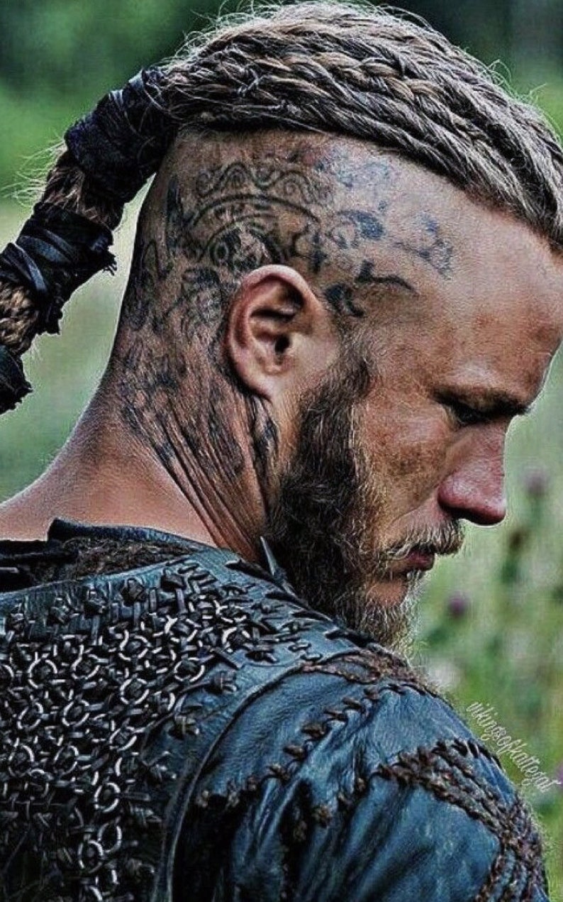Ragnar Lothbrok TattooVorlage temporäre Tätowierung Etsy