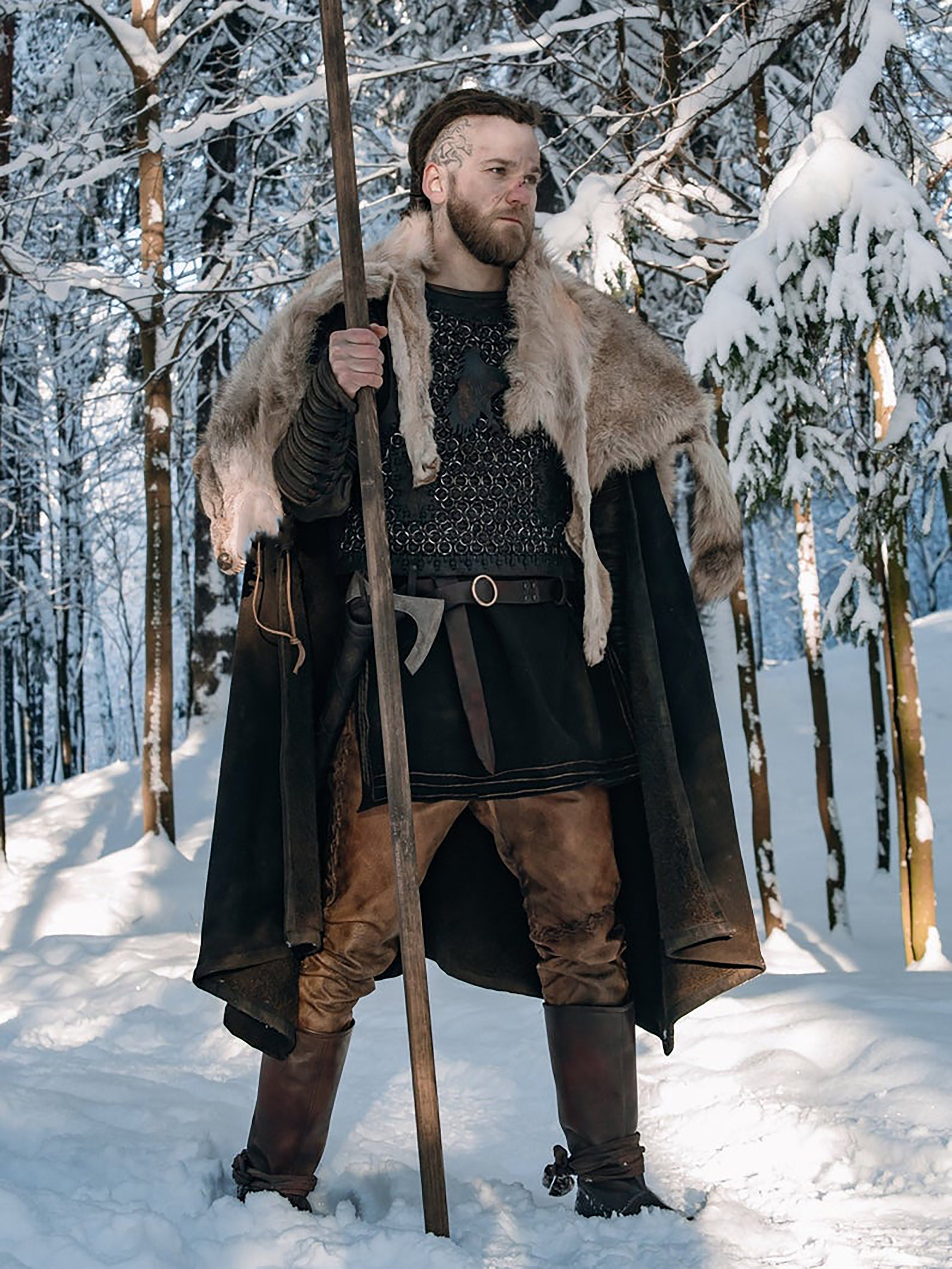 Ragnar Armor From Season 2 Exact Copy Viking Vest Chainmail Etsy Ragnar Armor From Season 2 Exact Copy Viking Vest Chainmail Etsy