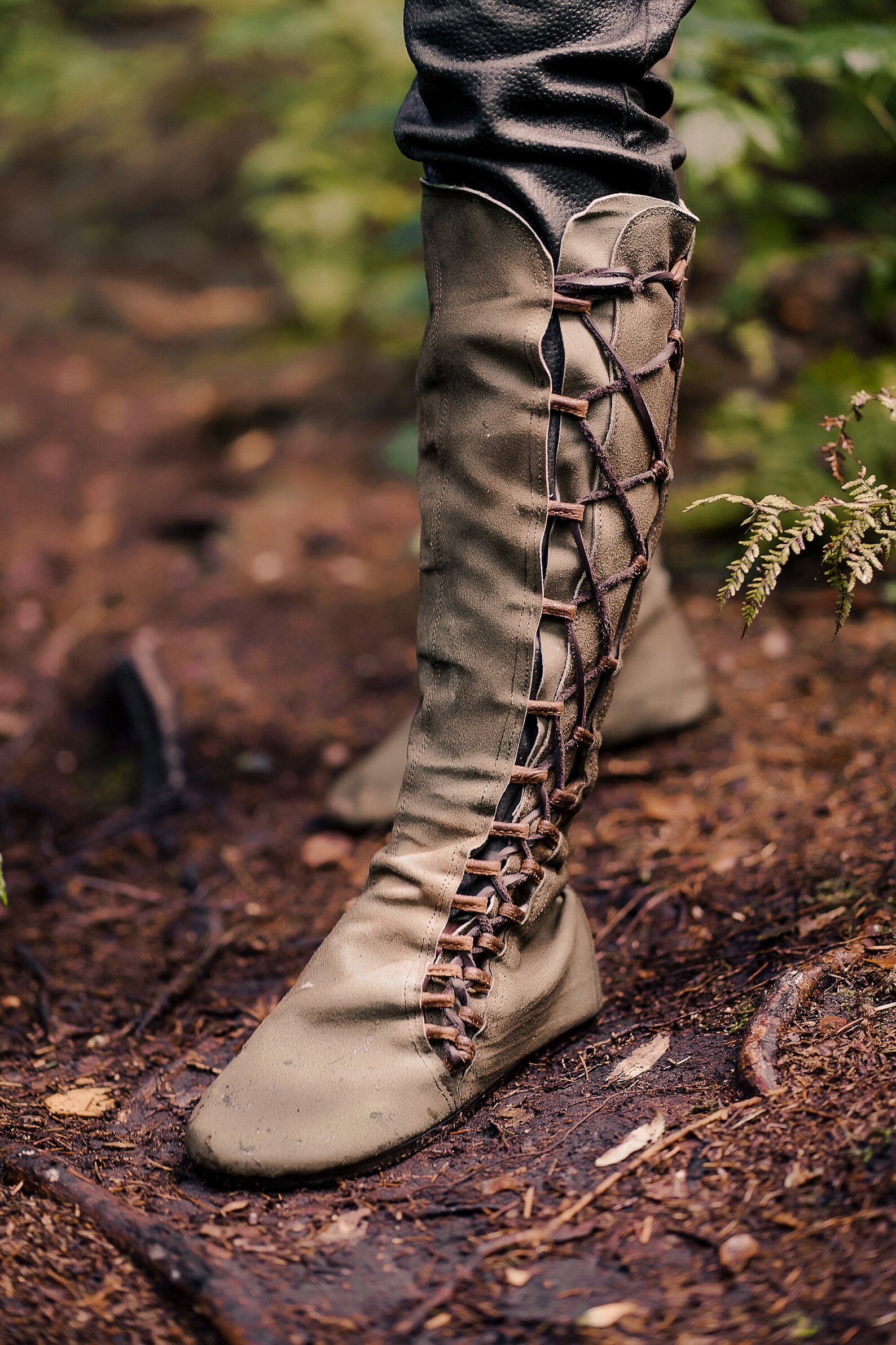 Legolas high leather boots ren faire handmade leather boots Etsy