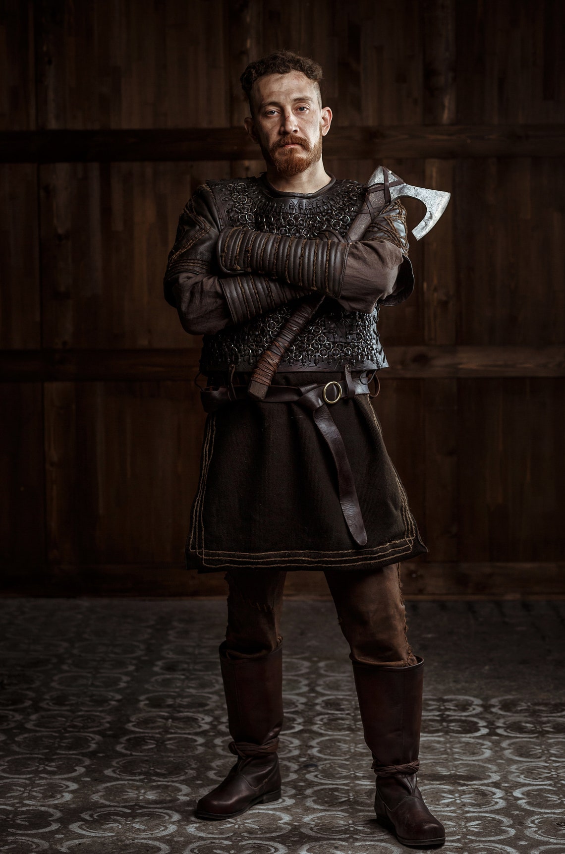Ragnar armor from Vikings season 2 exact copy leather vest | Etsy