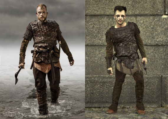 Floki Cosplay Costume Vikings Leather Armor Set Body Armour Etsy