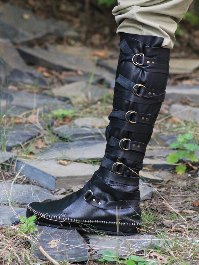 Charles Vane pirate boots Black Sails leather high boots Etsy