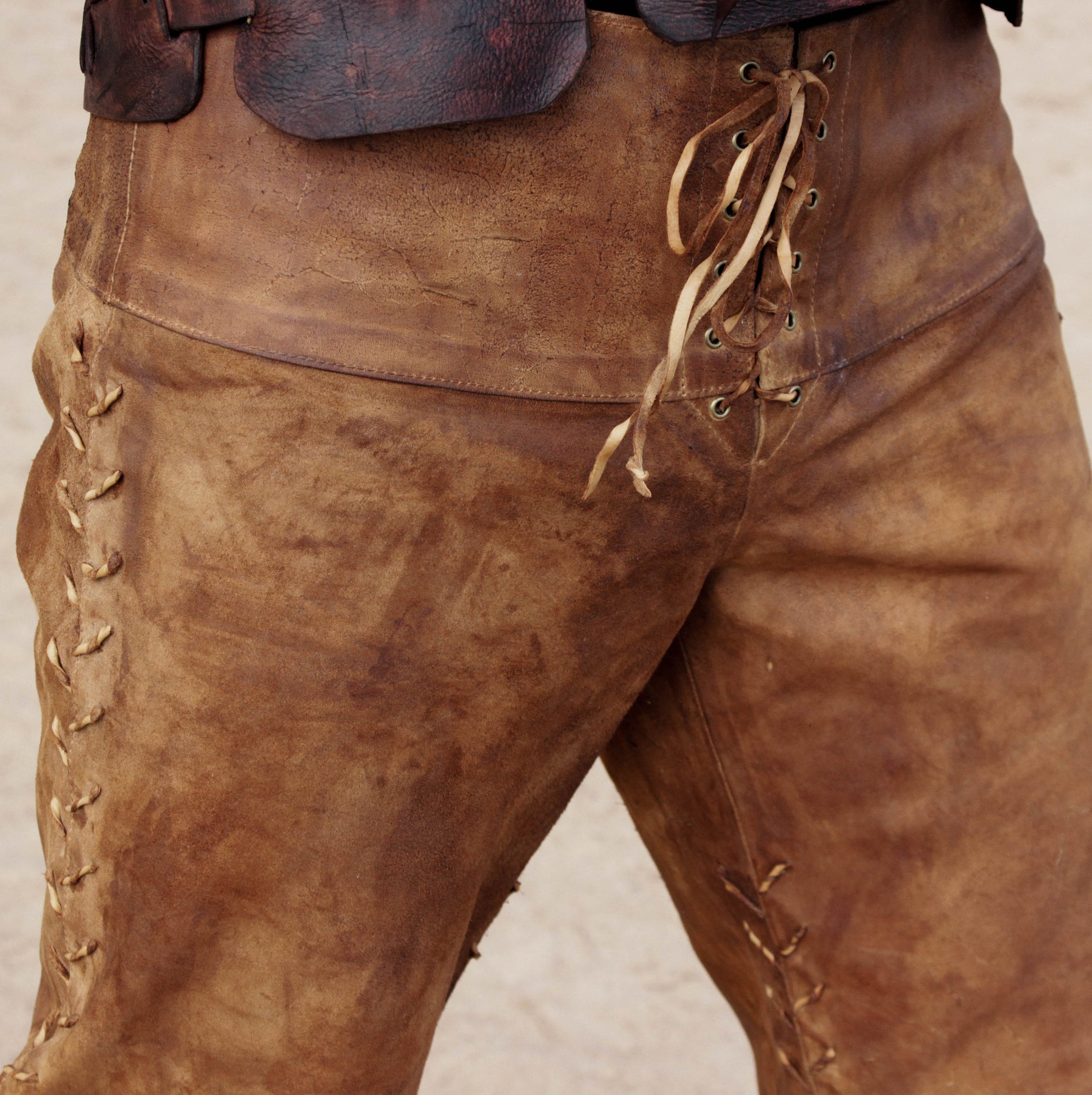 Man's Medieval Leather Pants Ragnar Lothbrok pants | Etsy