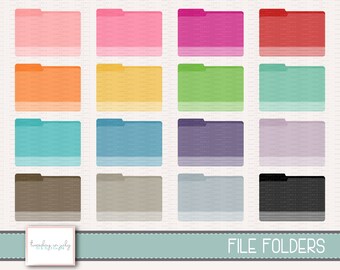 File Folder Clipart Etsy