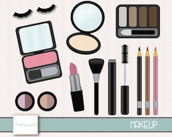 Makeup-Beauty- Clipart Set, Commercial Use, Instant Download, Digital Clipart, Digital Images- CP217