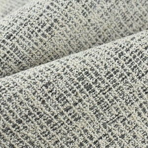 Modern Abstract Woven Chair Couch Upholstery Fabric|Designer Heavy Weight Cream Grey Textured Upholstery Fabric By The Yard 55&quot;W/780GSM