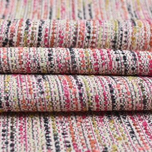 Tessuto per tappezzeria in cotone e lino pesante di design, tagliato su misura, larghezza 55&quot;