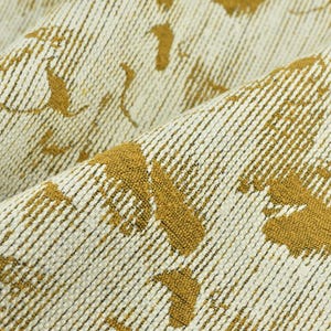 Geometric Abstract Upholstery Fabric|Heavy Woven Upholstery Fabric|Modern Freestyle Black And White Upholstery Fabric For Chair/Rust,Green