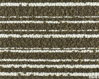 Tkanina tapicerska Boucle w białe czarne paski | Musztardowo-żółta tkanina Boucle na krzesło, miękka w dotyku | Gruba zielona tkanina Boucle na ławkę i otomanę