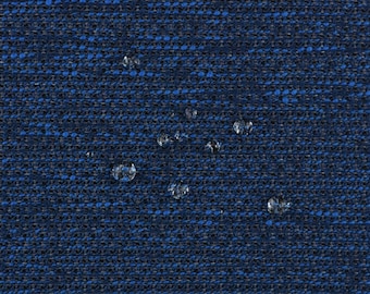 Navy Blue Outdoor Garden Patio Furniture Upholstery Fabric For Chair Cushion|Sun Resistant Outdoor Fabric By The Yard For Bench Pillow