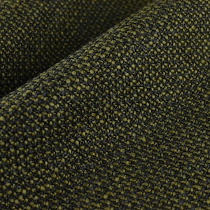 Mid Century Modern Chunky Woven Textured Upholstery Fabric|Olive Green Upholstery Fabric|Fabric By The Yard For Chairs|55"W/630GSM