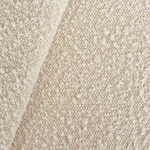 Tecido de estofamento Boucle de alta gramatura e resistente a manchas | Fácil de limpar e resistente a manchas | Tecido Boucle de alto desempenho Knoll Natural