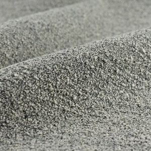 Grau Wollmischung Boucle Stoff Frottee Loop Polsterstoff Meterware Hohe Abration Für Den Täglichen Gebrauch Für Die Möbelpolsterung
