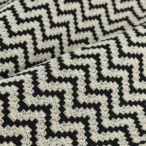 Cotton Blend Herringbone Chevron Upholstery Fabric|Jacquard Furniture Fabric|Chair Fabric By The Yard