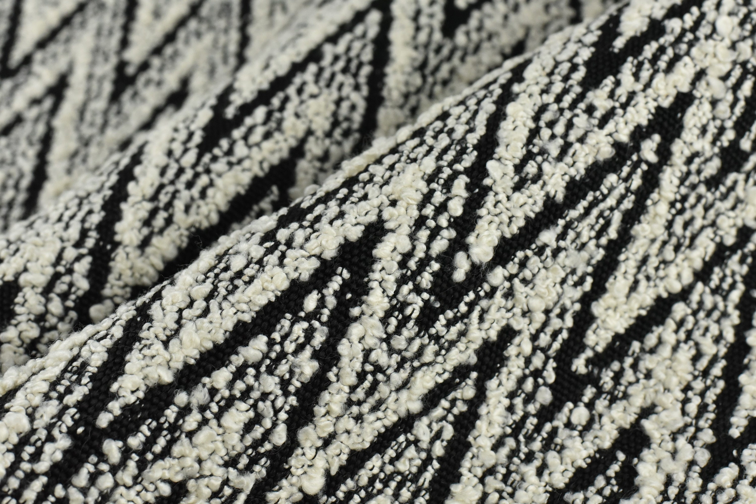 Extra Heavy Weight Herringbone Boucle Textured Upholstery Fabric in ...