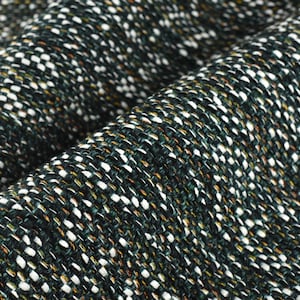 Strapazierfähige Woll-Baumwollmischung grob gewebter Polsterstoff für Esszimmerstuhl Couch in Grün Gold Olive | Schwerer Innenstoff -990GSM