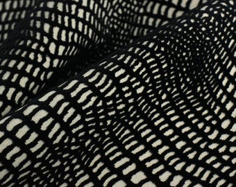 Ciężka, czarna, abstrakcyjna, vintage'owa, krokodyla skóra, aksamitny krój, na krzesła | Wytrzymała, geometryczna, żakardowa, gruba, aksamitna tkanina meblowa