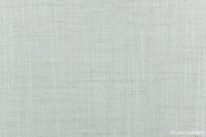 Heavy Upholstery Natural Linen Fabric by the Yard for Dining Etsy