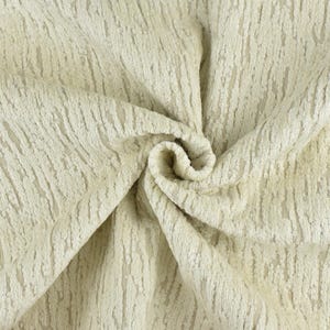 Designer Ivory White Abstract Woven Raised Chenille Upholstery Fabric For Chair|Heavy Soft Green Purple Blue Furniture Fabric For Couch