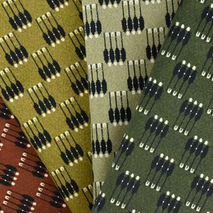 Tessuto per tappezzeria geometrico astratto bianco e nero tagliato su misura per sedia/Tessuto per arredamento geometrico giallo ruggine verde per testiera